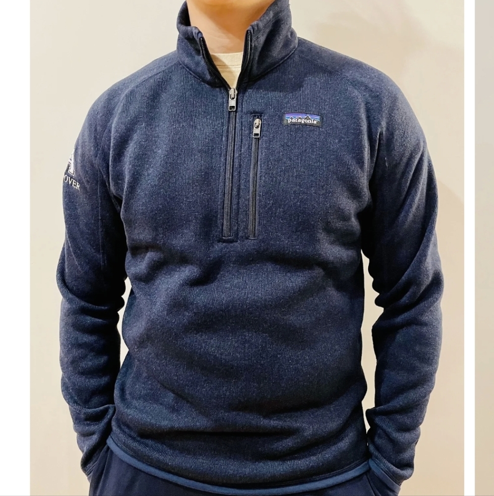 Patagonia Navy Blue Better Sweater1/4 Zip Fleece Pullover Sz.XL